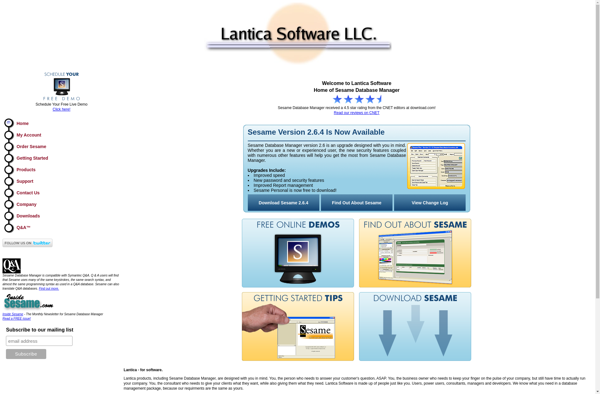 Sesame Database Manager image