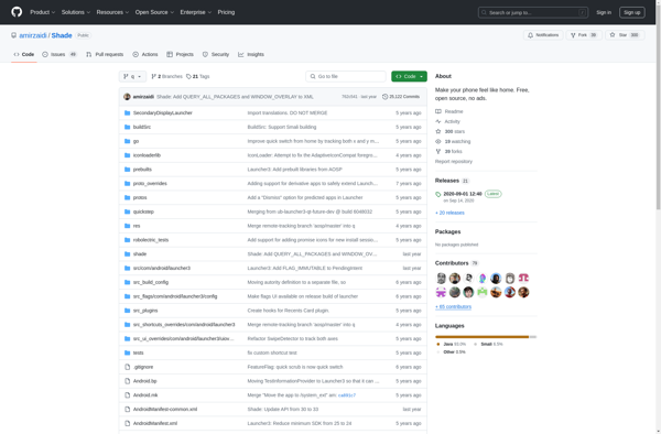 Shade Launcher screenshot