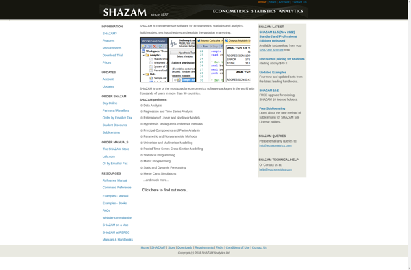 SHAZAM (statistical analysis) image