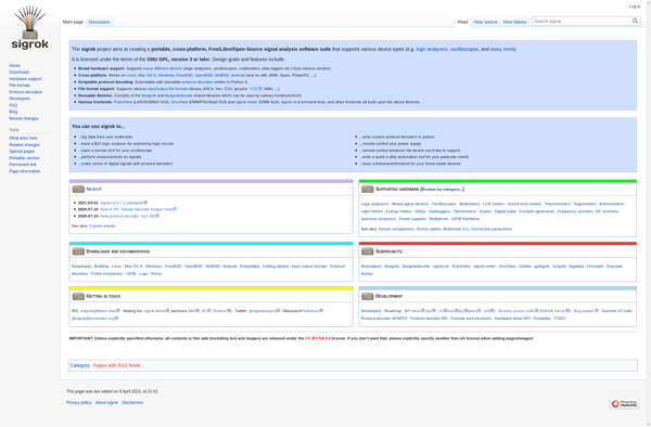 sigrok screenshot