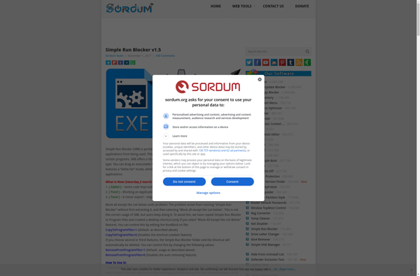 Simple Run Blocker image