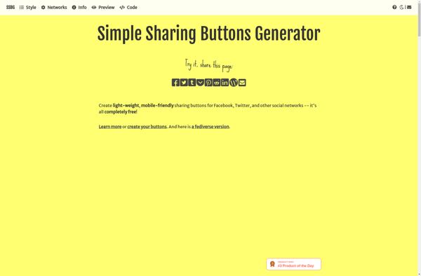 Simple Sharing Buttons Generator image