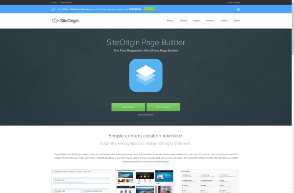 SiteOrigin Page Builder image