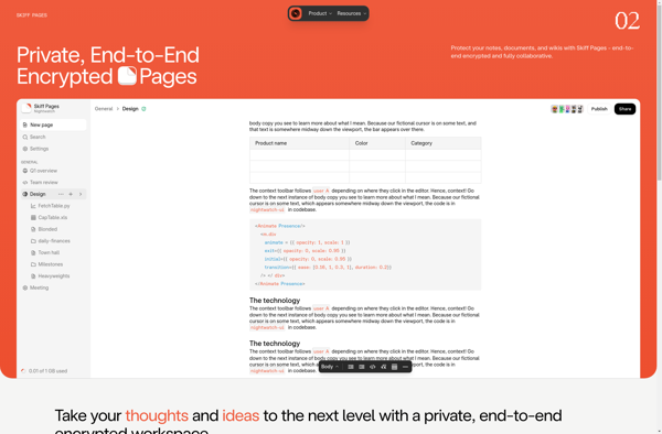 Skiff Pages screenshot