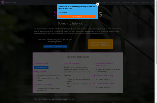 Sleep Sounds for Amazon Alexa image