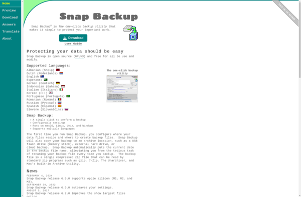 Snap Backup image