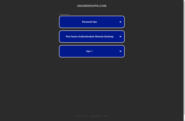SnowdenVPN screenshot