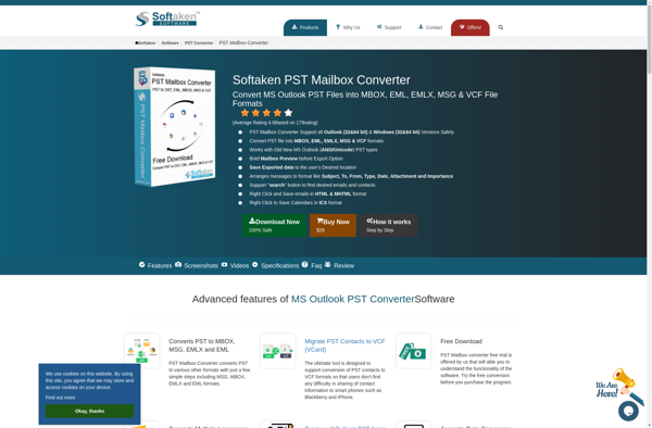 Softaken PST Mailbox Converter