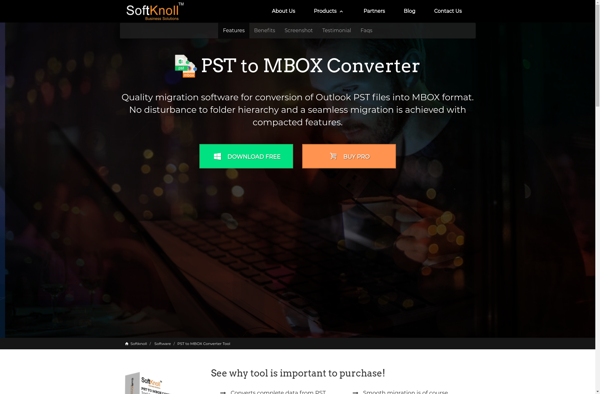 Softknoll PST to MBOX Converter image