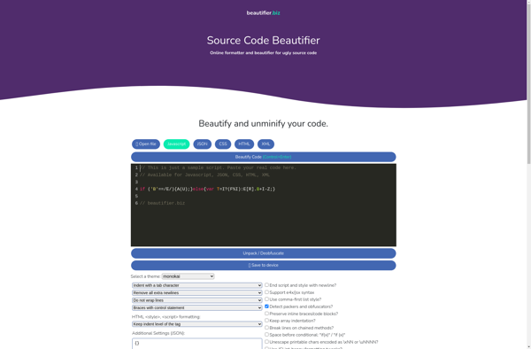 Source Code Beautifier image