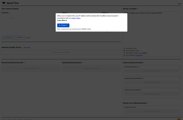 Speed Test by Cloudflare image