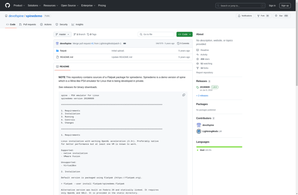 Spine PS4 Emulator screenshot