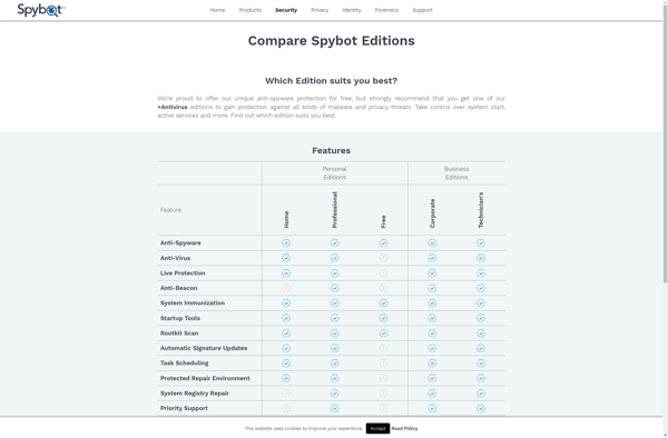 Spybot - Search &amp; Destroy image