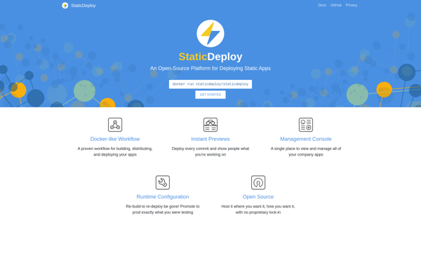 StaticDeploy image