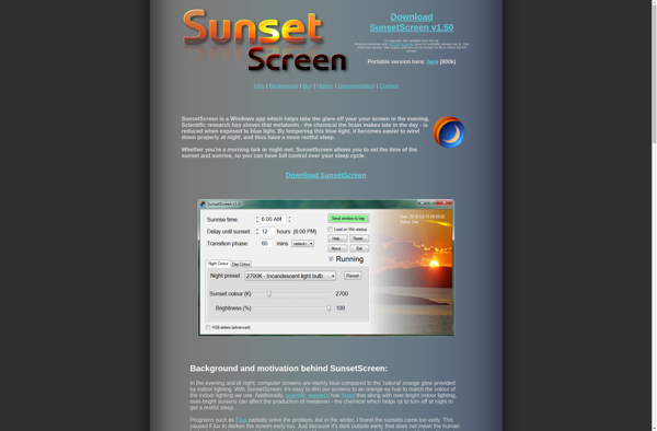 SunsetScreen image