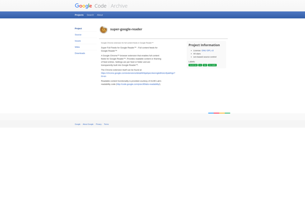 Super Google Reader image