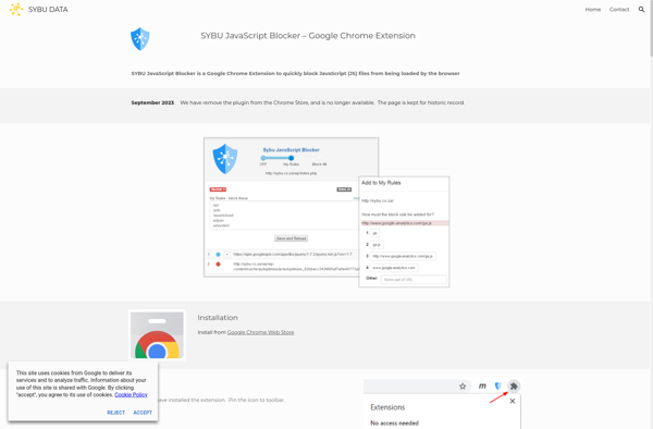 Sybu JavaScript Blocker image