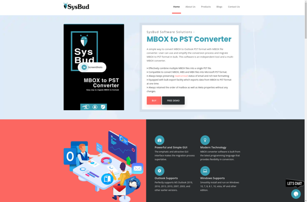 SysBud MBOX to PST Converter