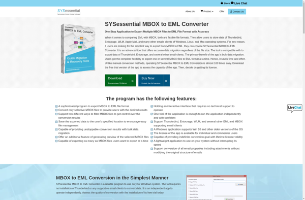 SYSessential MBOX to EML Converter image