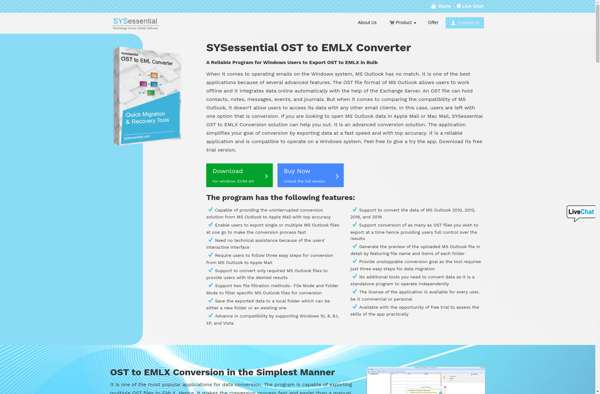 SYSessential OST to EMLX Converter