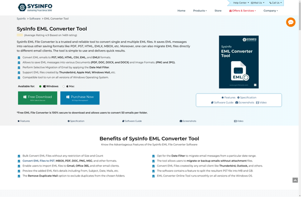 SysInfoTools EML Converter image