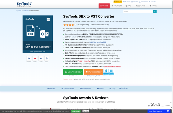 SysTools DBX Converter image