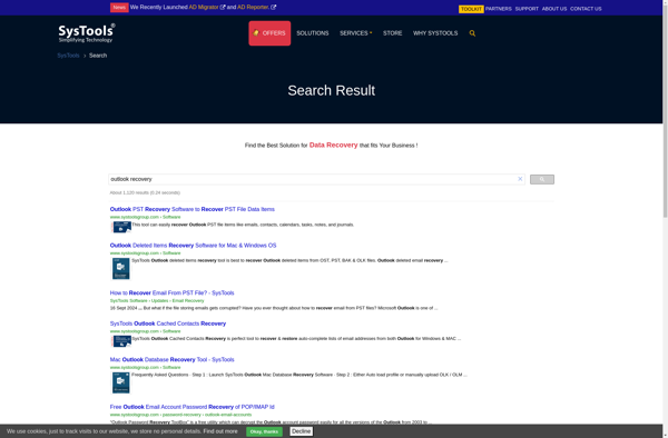 SysTools Outlook Recovery image