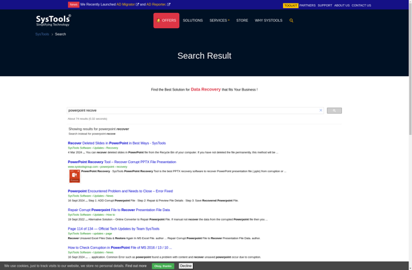 SysTools Powerpoint Recovery image