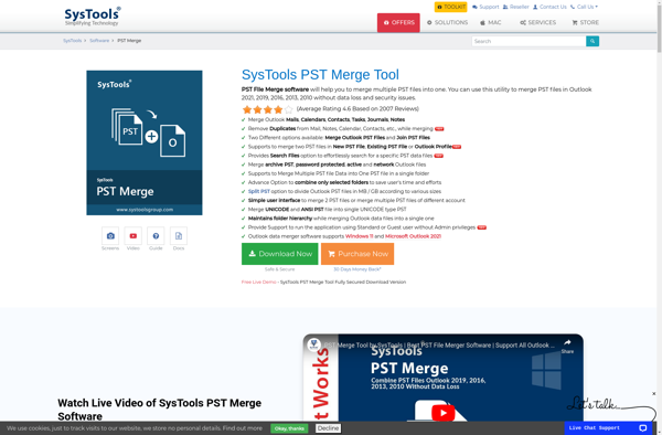 SysTools PST Merge image