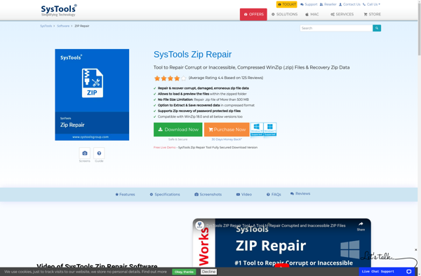 SysTools Zip Repair image