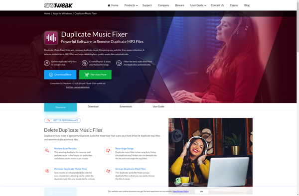 Systweak Duplicate Music Fixer screenshot