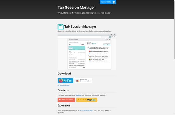 Tab Session Manager image