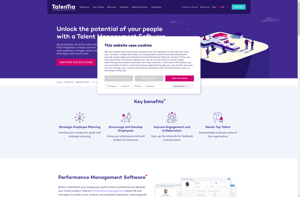Talentia Consolidation &amp; Reporting screenshot
