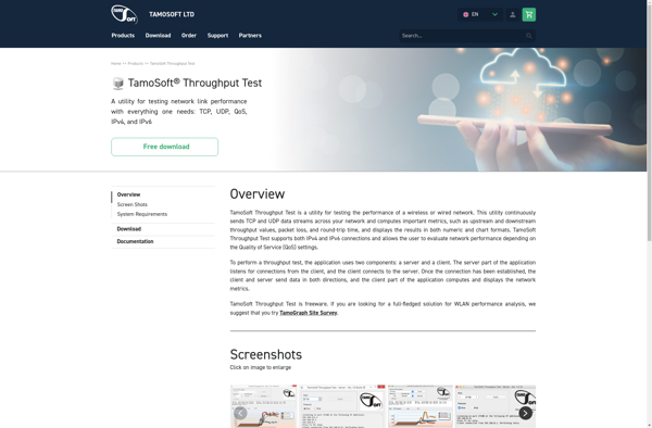 TamoSoft Throughput Test image