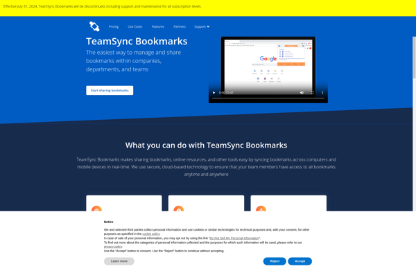 TeamSync Bookmarks image