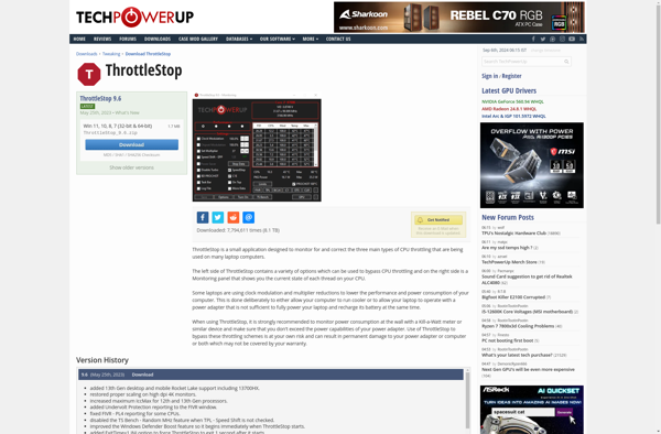 ThrottleStop image