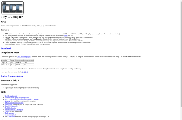 Tiny C Compiler image