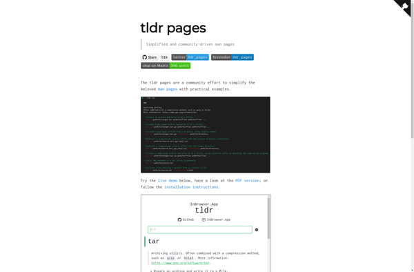 TLDR pages image