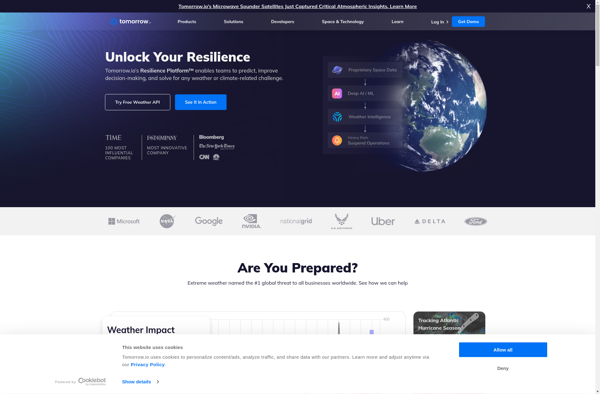 Tomorrow.io screenshot