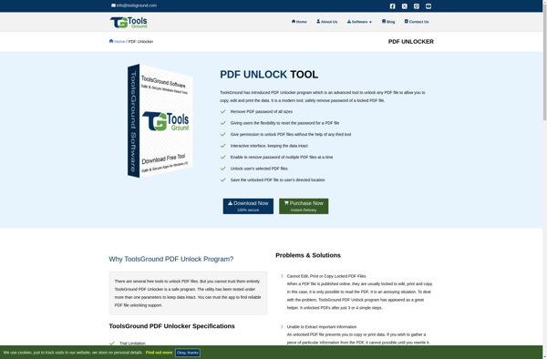 ToolsGround PDF Unlocker Tool image