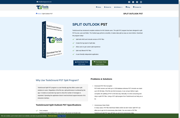 ToolsGround Split Outlook PST image