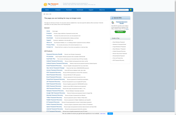 Top-Password Excel Password Recovery image