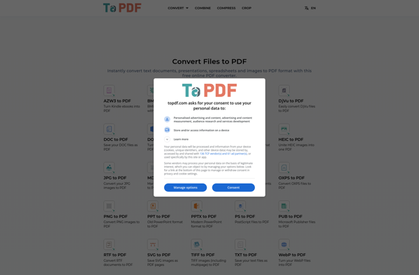 ToPDF.com screenshot