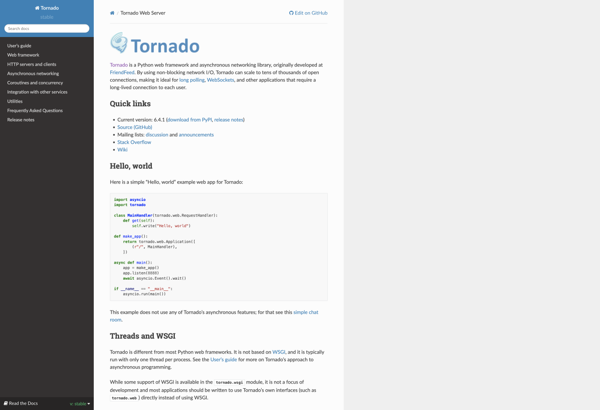 Tornado Web Server image