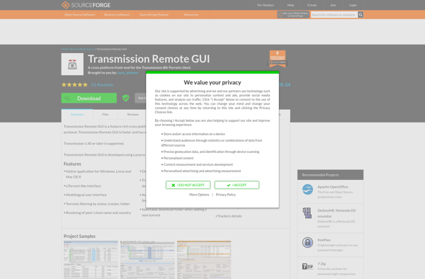 Transmission Remote GUI image