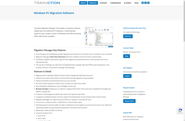 Tranxition Migration Manager image