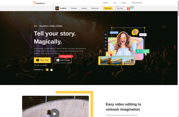TunesKit AceMovi Video Editor screenshot