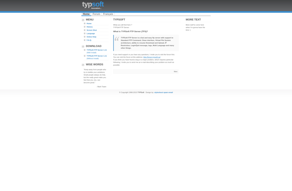 TYPSoft FTP Server image