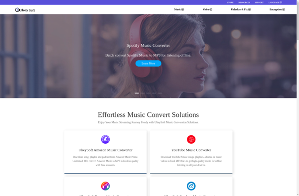 UkeySoft Music Converter &amp; Downloader screenshot
