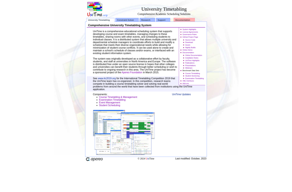 Unitime University Timetabling System image